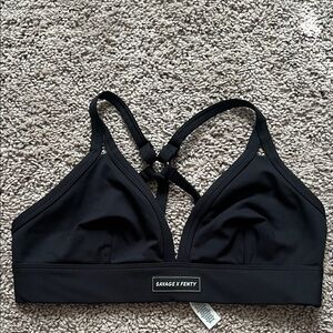 Savage X Fenty Midnight Black Crossback Bralette